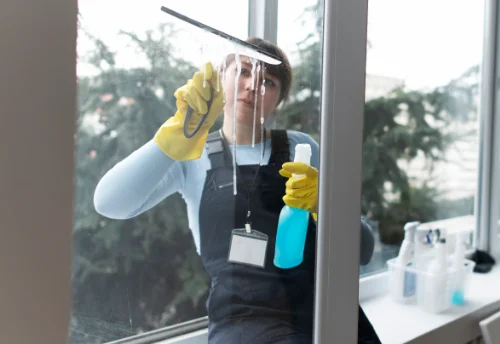 Nettoyage de vitres intérieures et extérieures à Couvrot